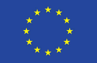 Zdjęcie przedstawia flagę Unii Europejskiej